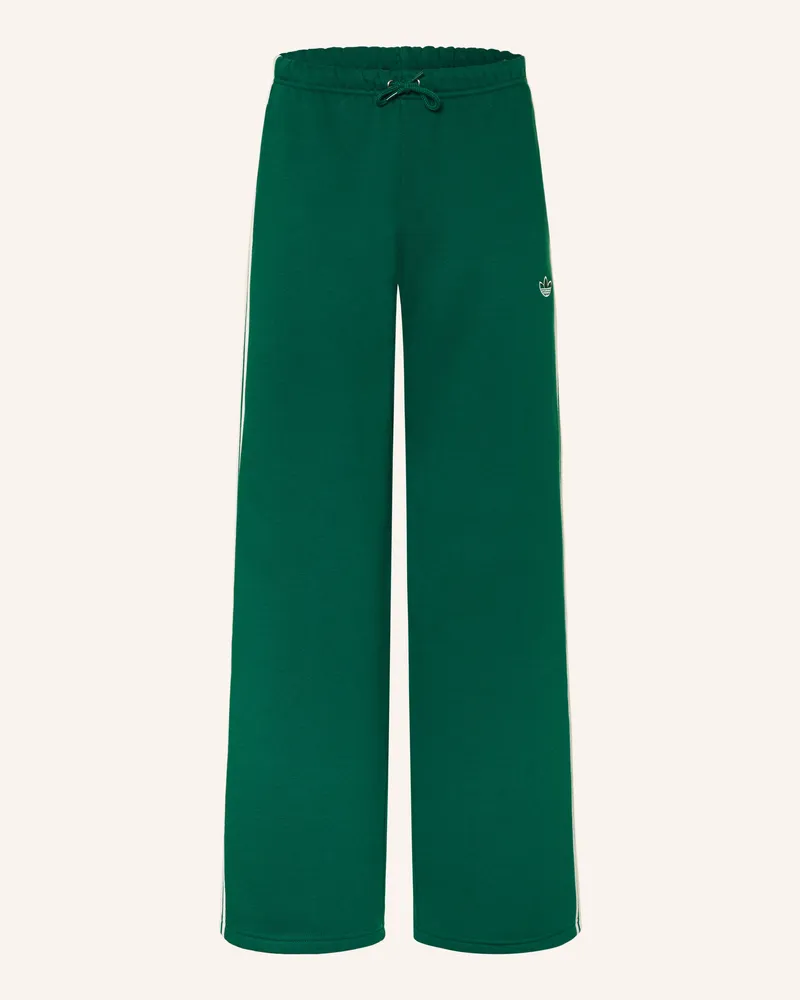 adidas Sweatpants 3stripes Fleece gruen Grün