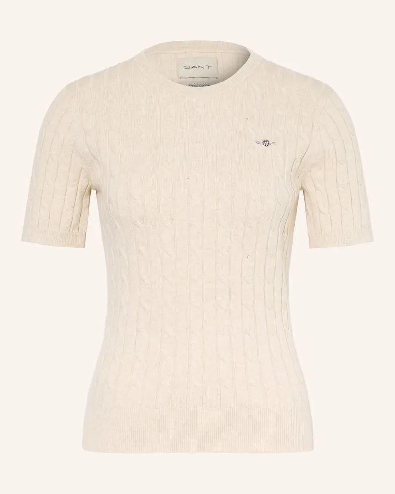 Gant Strickshirt beige Beige