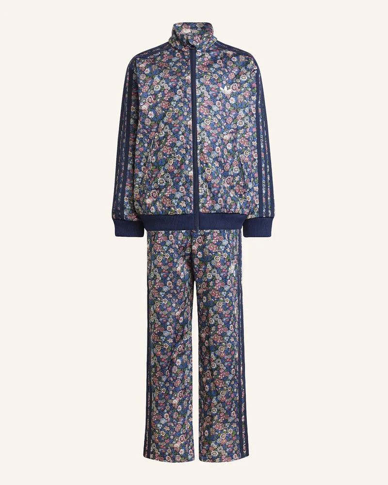 adidas ADIDAS ORIGINALS X LIBERTY LONDON FIREBIRD KIDS TRAININGSANZUG Blau