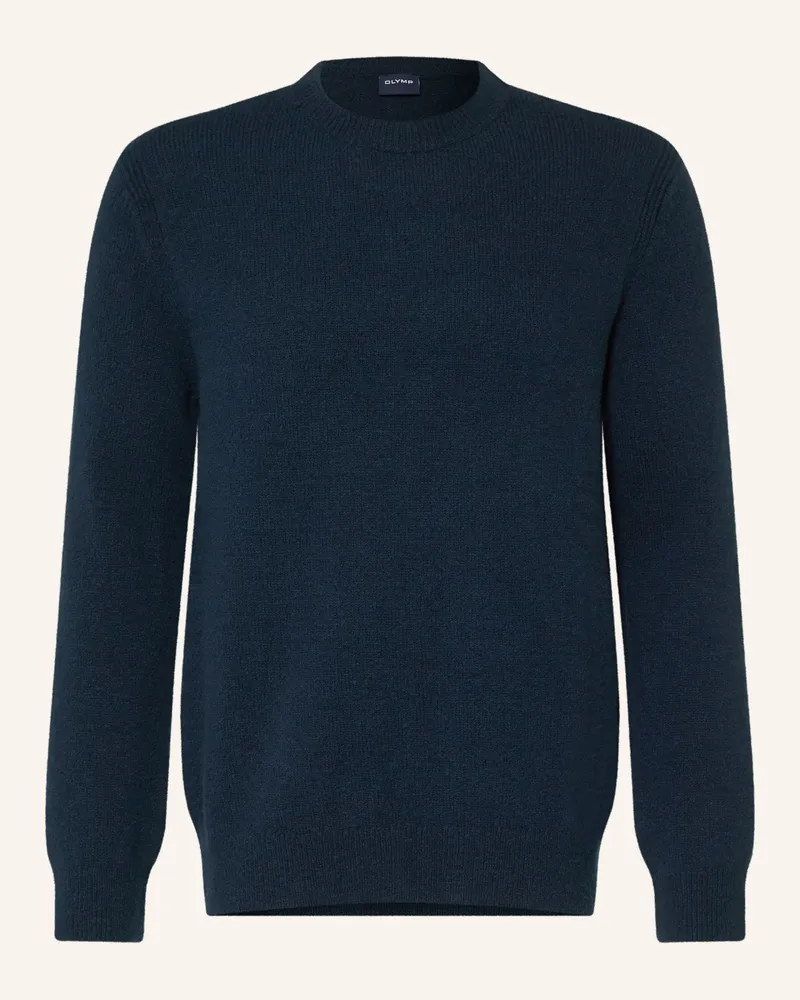 Olymp Pullover blau Dunkelblau