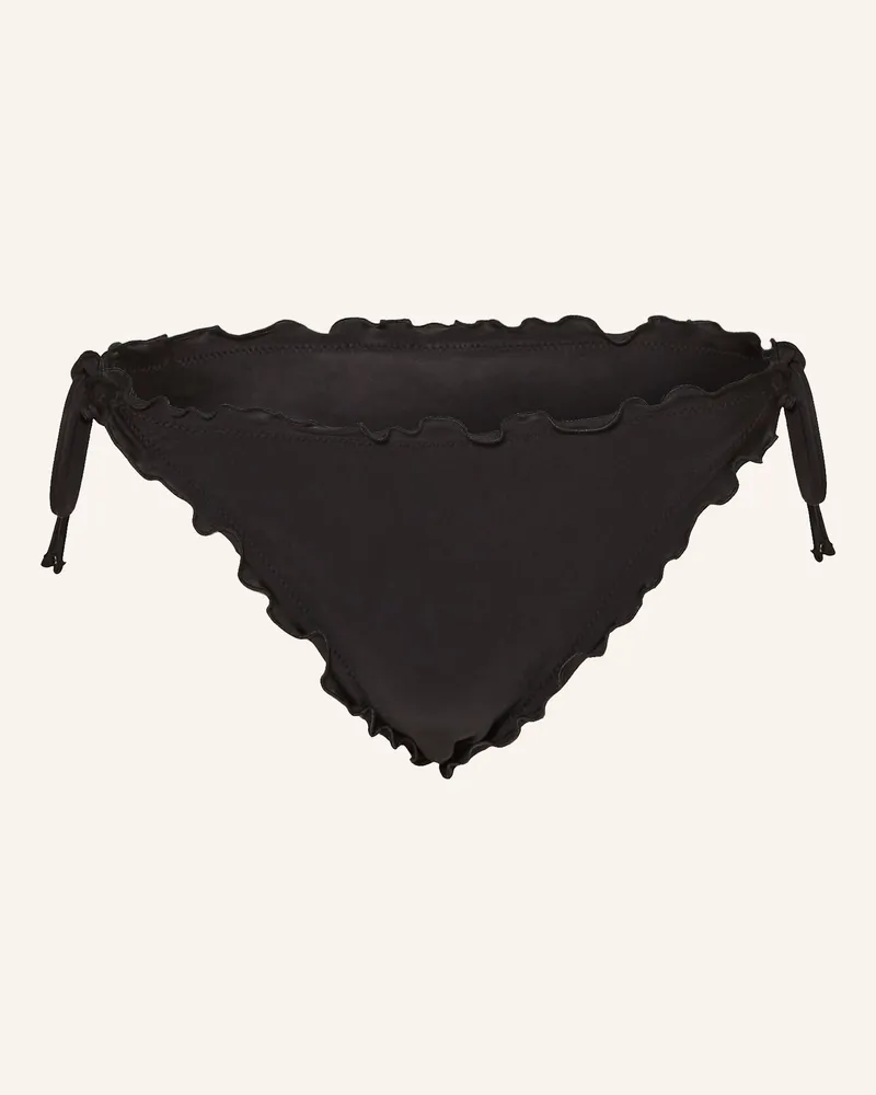 HUGO BOSS Triangel-Bikini-Hose RUFFLE Schwarz