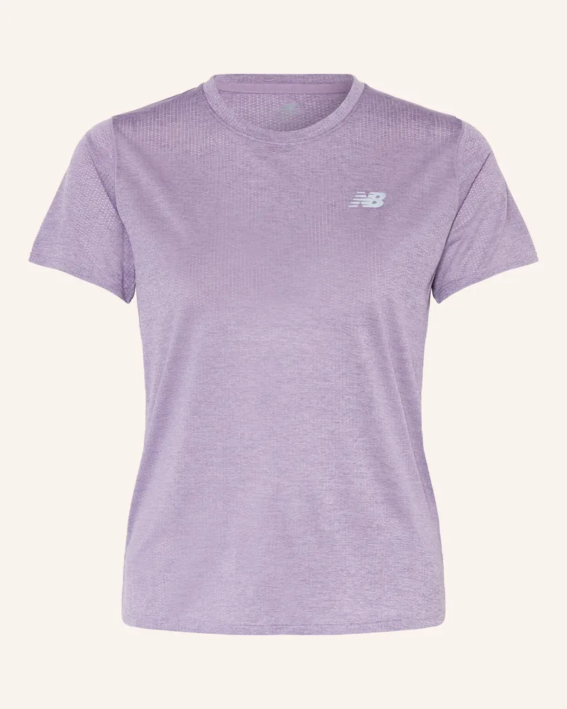 New Balance Laufshirt Nb Athletics lila Helllila