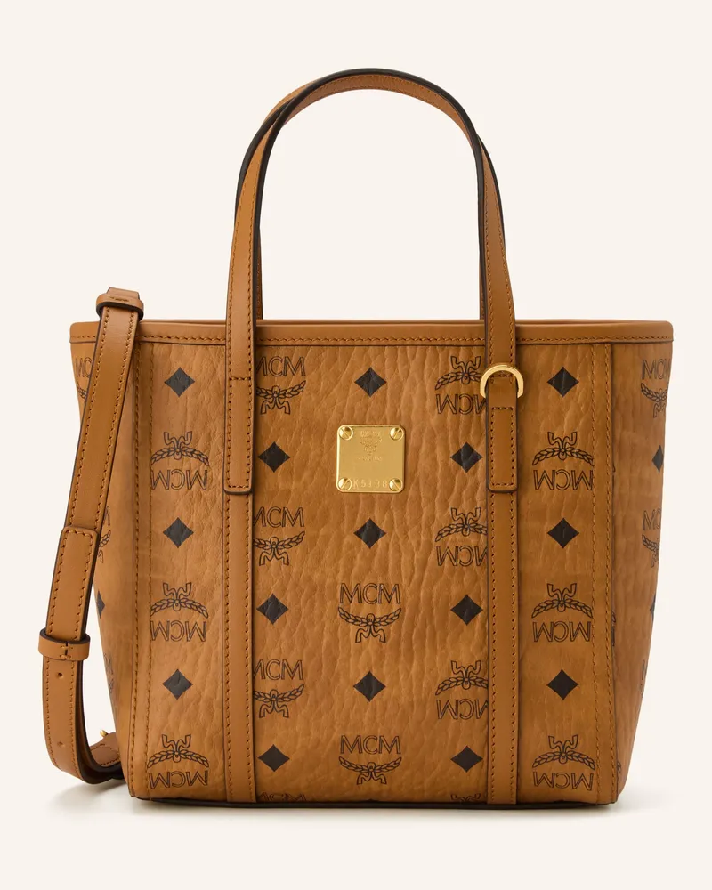 MCM Handtasche Toni Small braun Cognac
