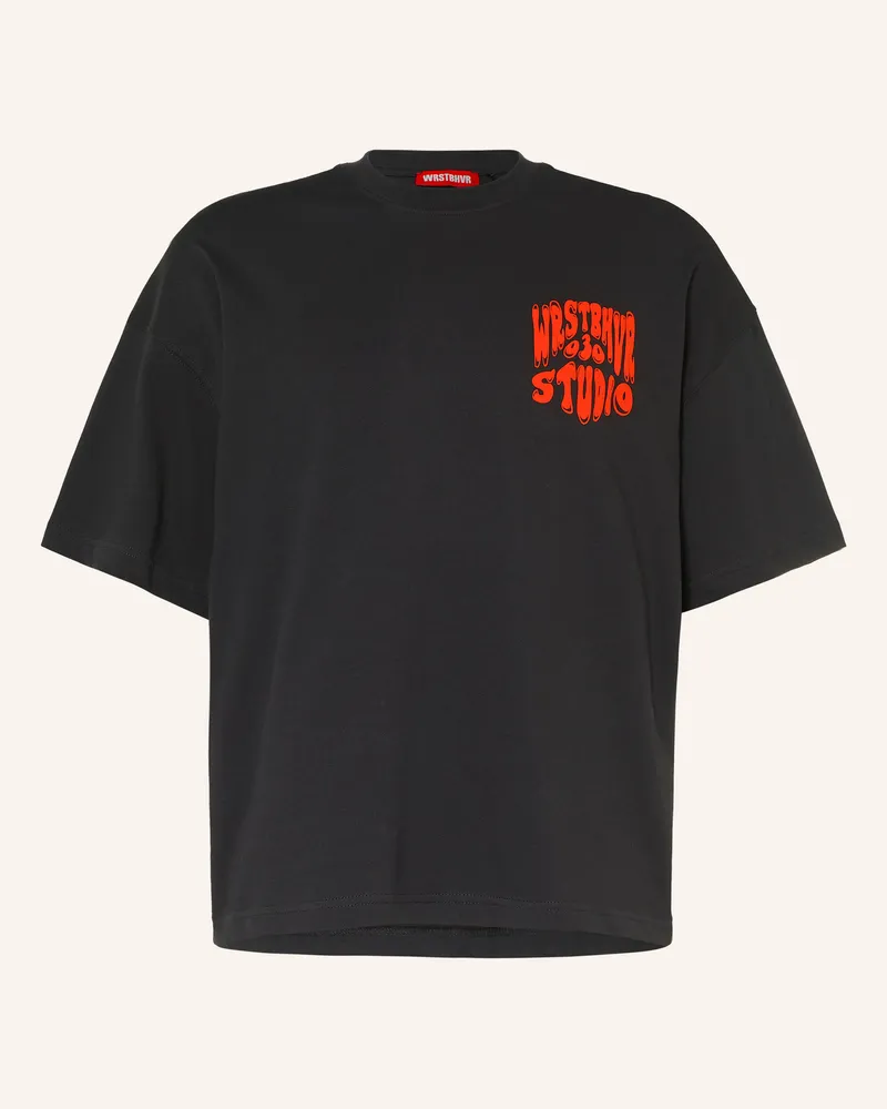 WRSTBHVR T-Shirt Flynn schwarz Schwarz