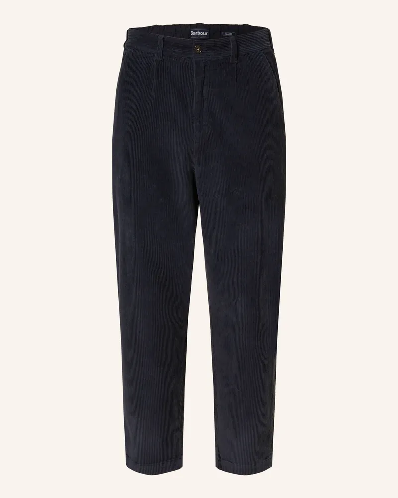 Barbour Cordchino Stretch blau Dunkelblau