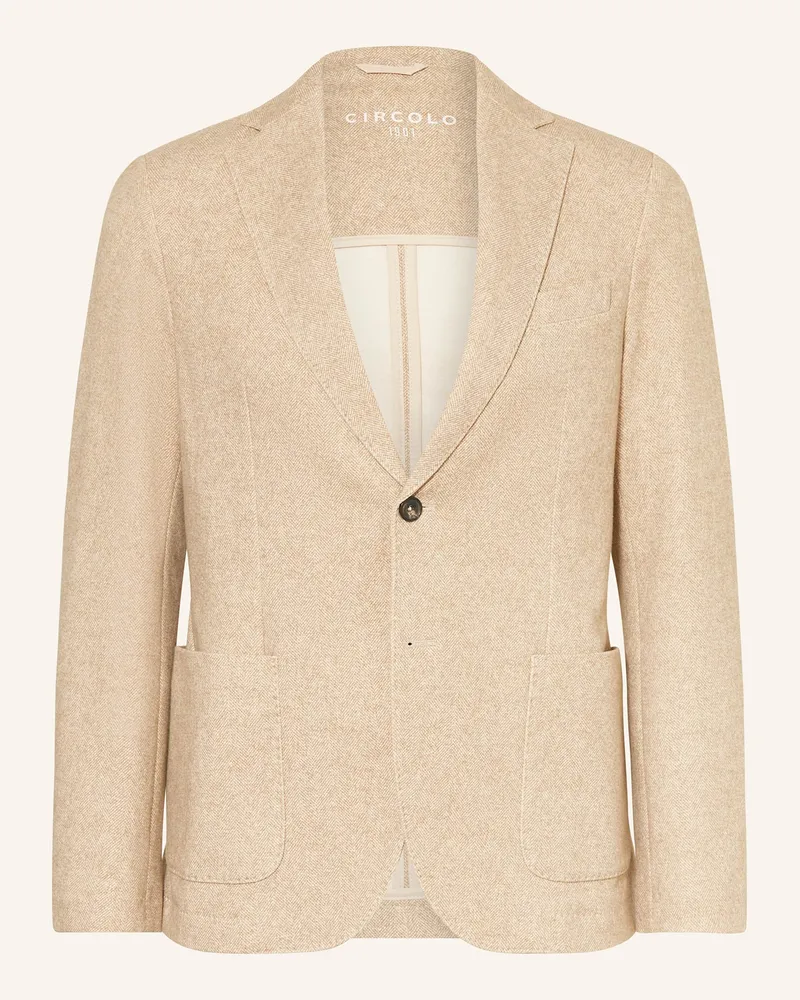 CIRCOLO 1901 Jerseysakko Slim Fit beige Licor