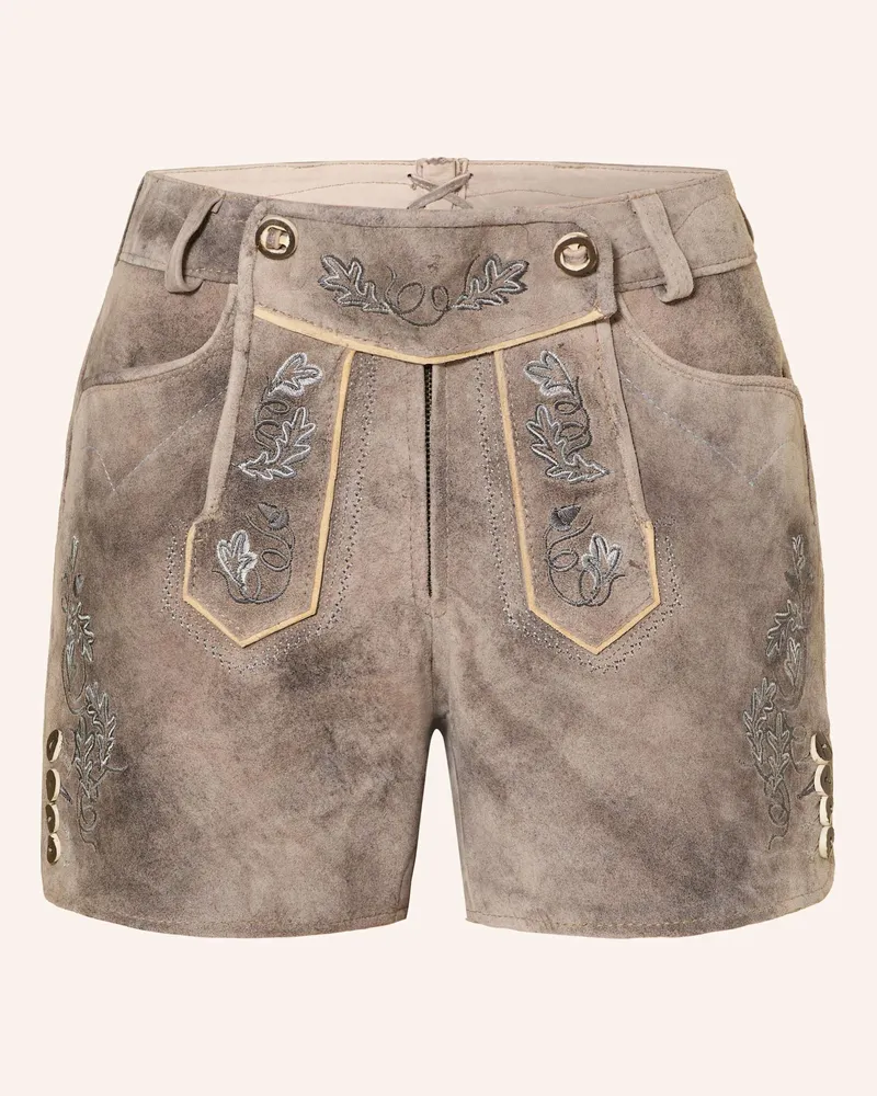 Spieth & Wensky Trachten-Lederhose GAIA Grau