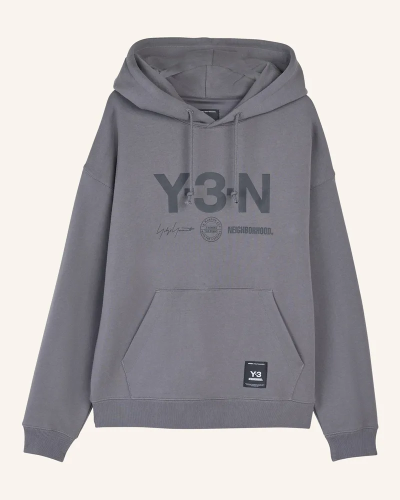 Y-3 Y-3 Nbhd Grafik Hoodie grau Grau