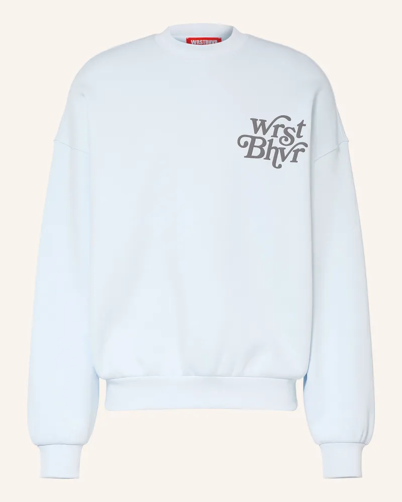 WRSTBHVR Sweatshirt Reed v2 blau Hellblau
