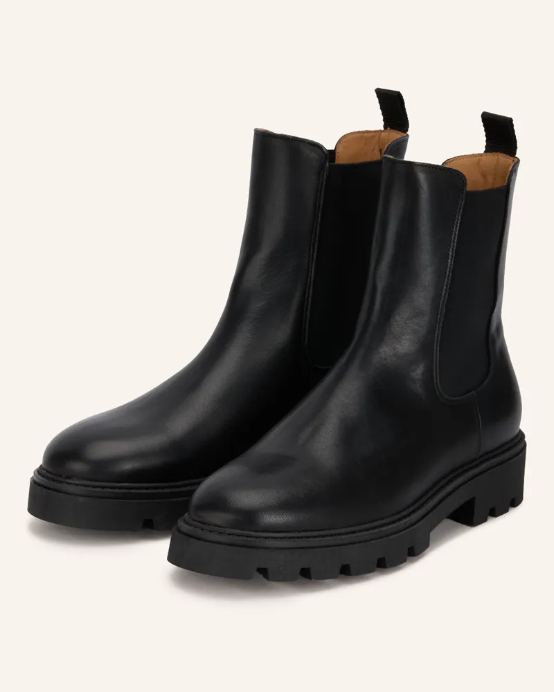 Mrs & HUGS Chelsea-Boots schwarz Schwarz