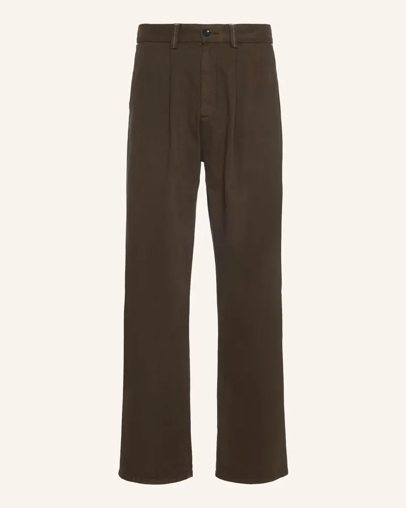 7 for all mankind Chino Vulcan Straight Fit gruen Grün