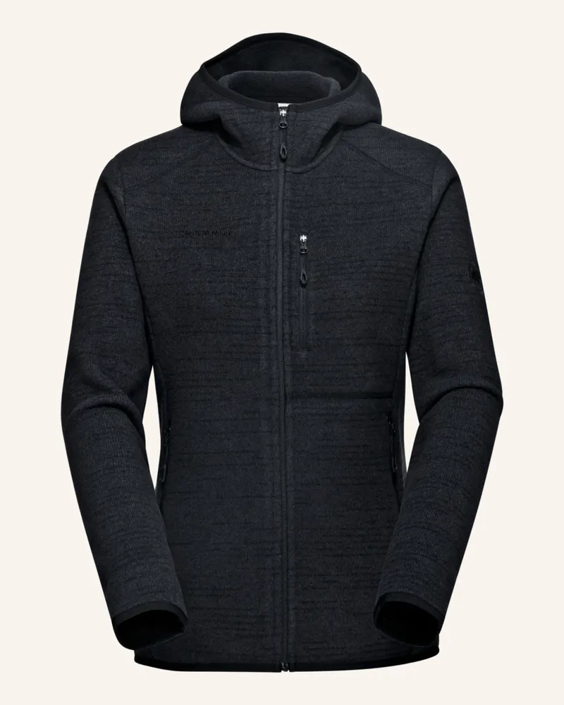 Mammut Midlayer-Jacke Arctic Iv Ml Mit Kapuze schwarz Schwarz