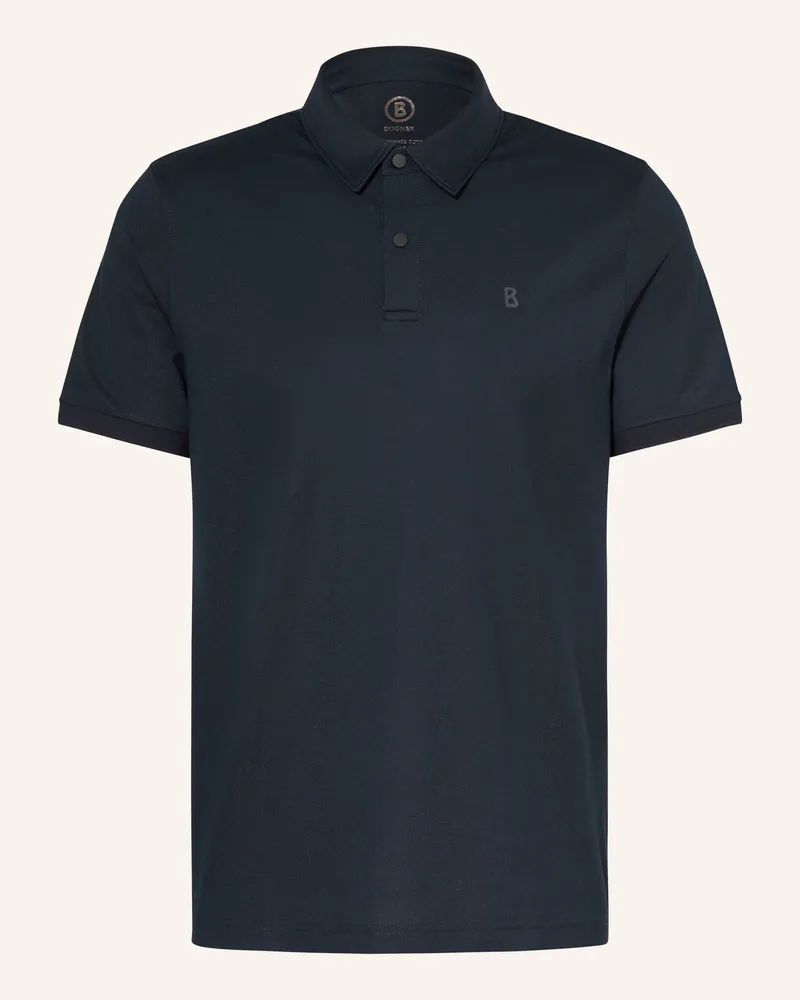 Bogner Piqué-Poloshirt Timo blau Dunkelblau