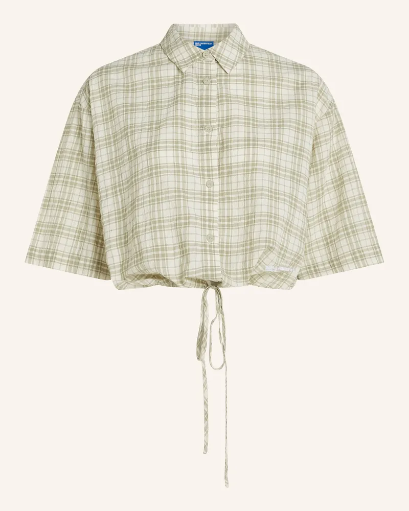 Karl Lagerfeld Bluse gruen Hellgrün