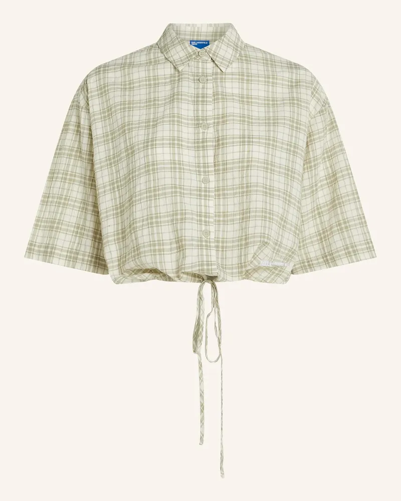 Karl Lagerfeld Bluse gruen Hellgrün