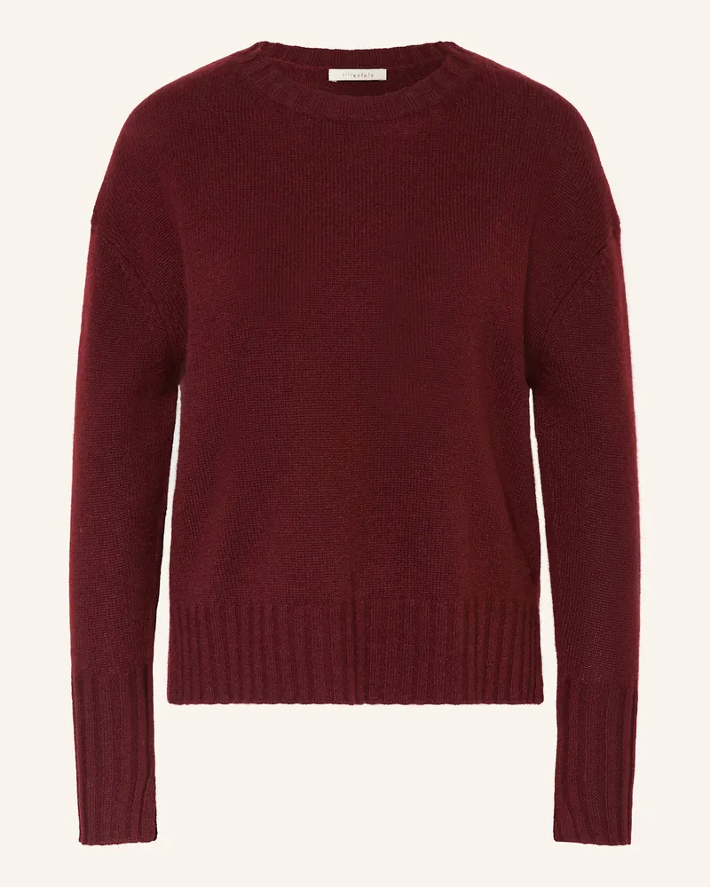 lilienfels Cashmere-Pullover Dunkelrot