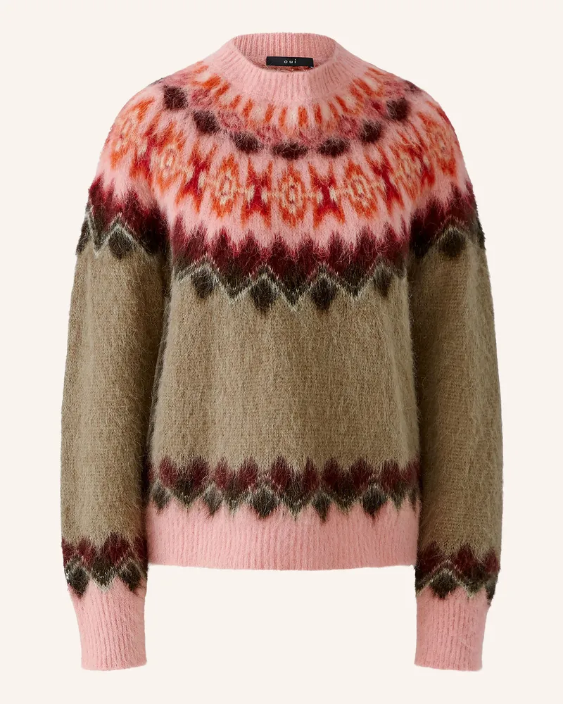 Oui  Pullover braun Taupe