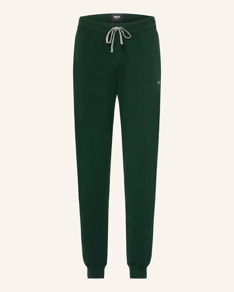 HUGO BOSS Lounge-Hose Mix&Match gruen Dunkelgrün