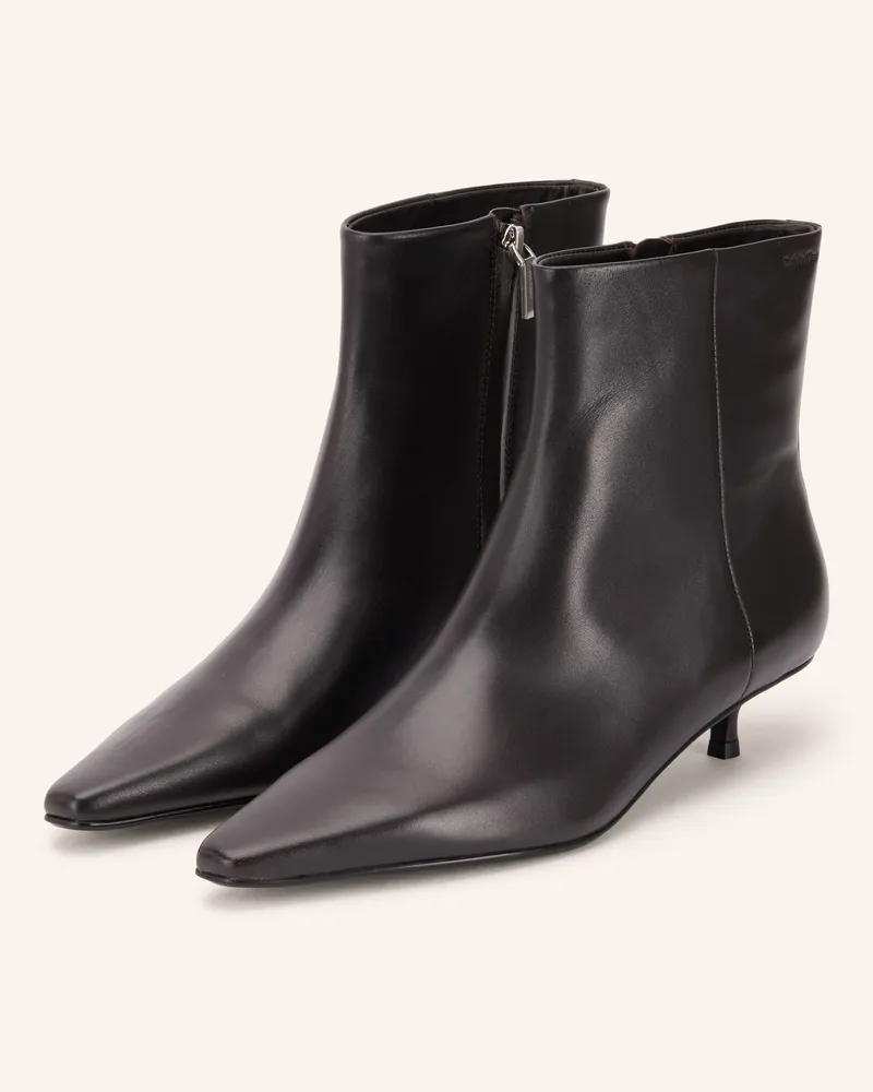 Calvin Klein Stiefeletten braun Dunkelbraun
