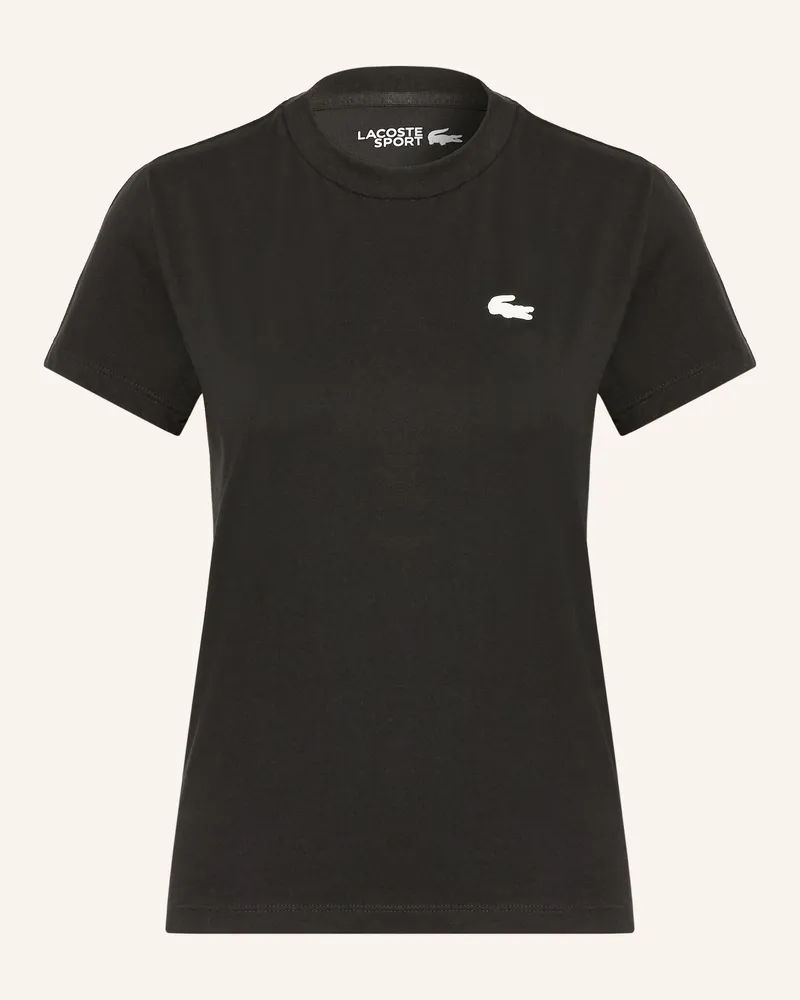 Lacoste T-Shirt schwarz Schwarz