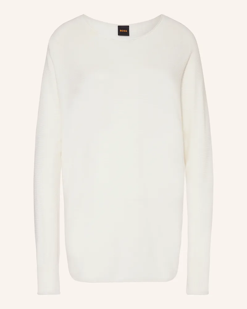 HUGO BOSS Pullover FALANDRANA Weiss