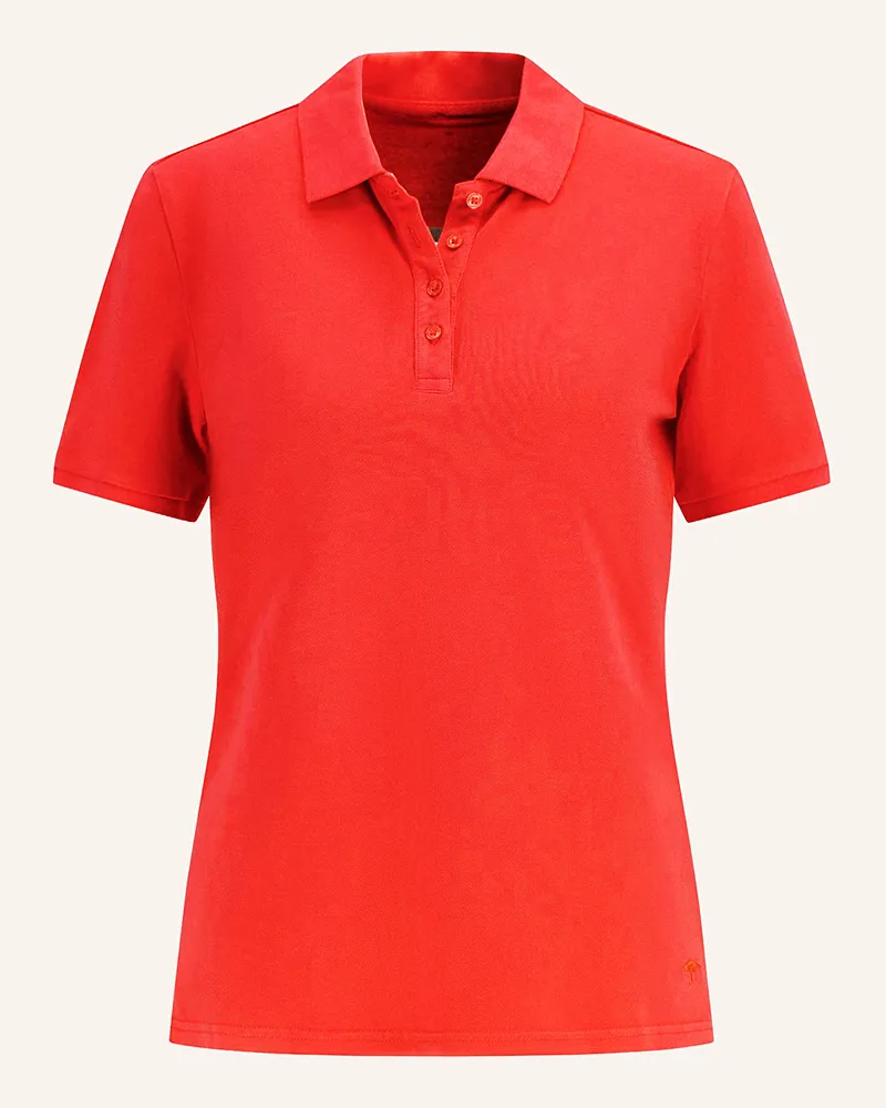 Fynch-Hatton Piqué-Poloshirt Rot