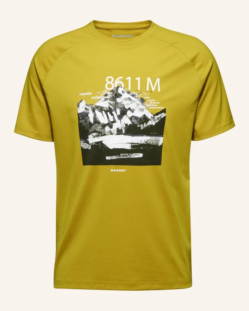 Mammut T-Shirt Mountain 8611 gruen Grün