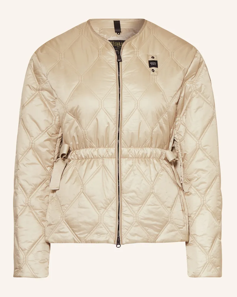 Blauer Steppjacke TAFT mit DUPONT™ SORONA®-Isolierung Creme