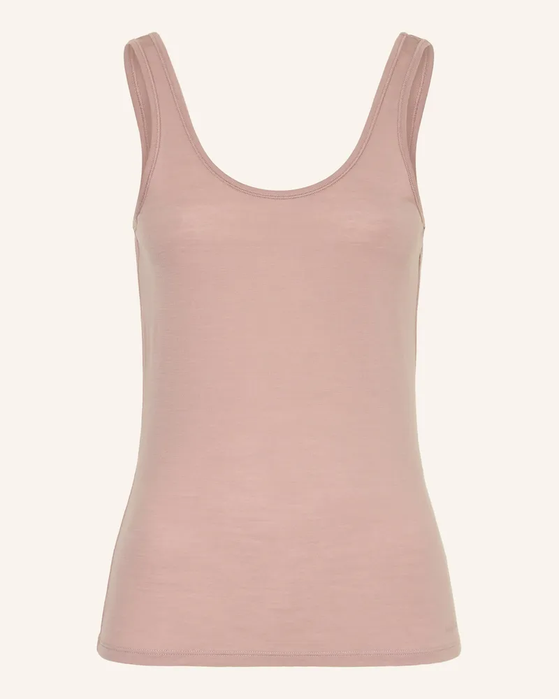 Icebreaker Funktionswäsche-Top Siren Aus Merinowolle beige Altrosa