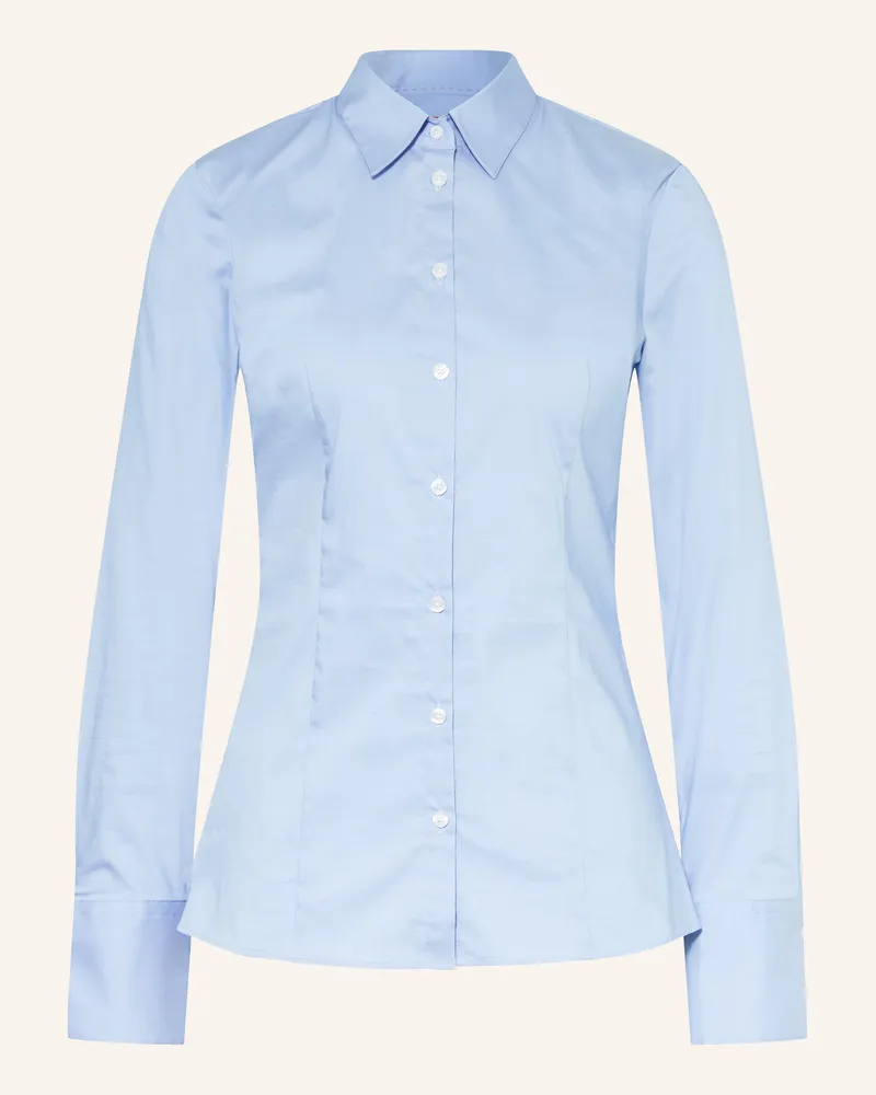 HUGO BOSS Hemdbluse The Fitted Shirt blau Hellblau