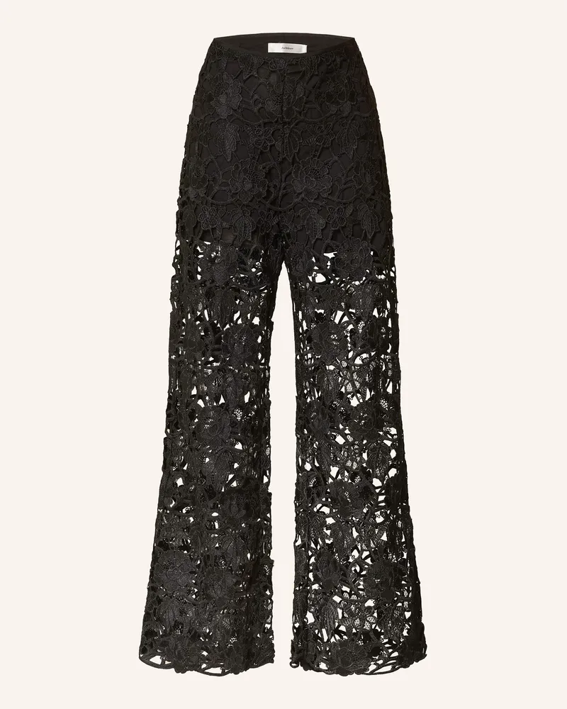 InWear Marlenehose KYOTOIW aus Spitze Schwarz