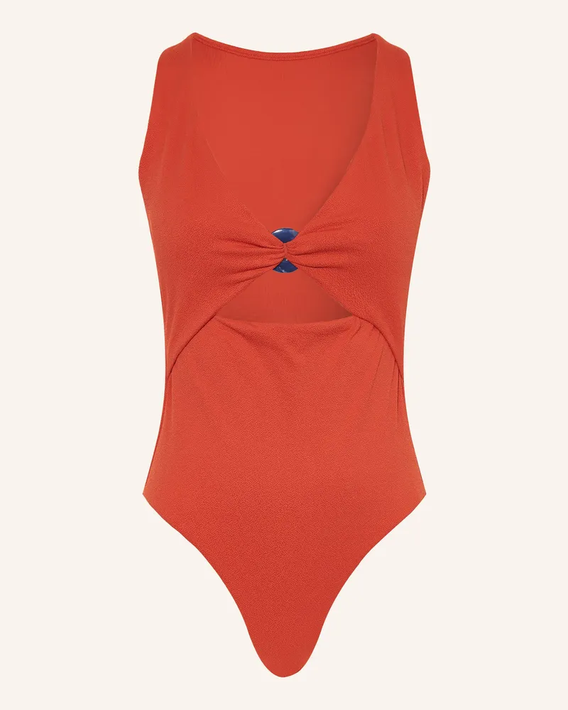 JETS Australia Badeanzug Alessia rot Dunkelorange