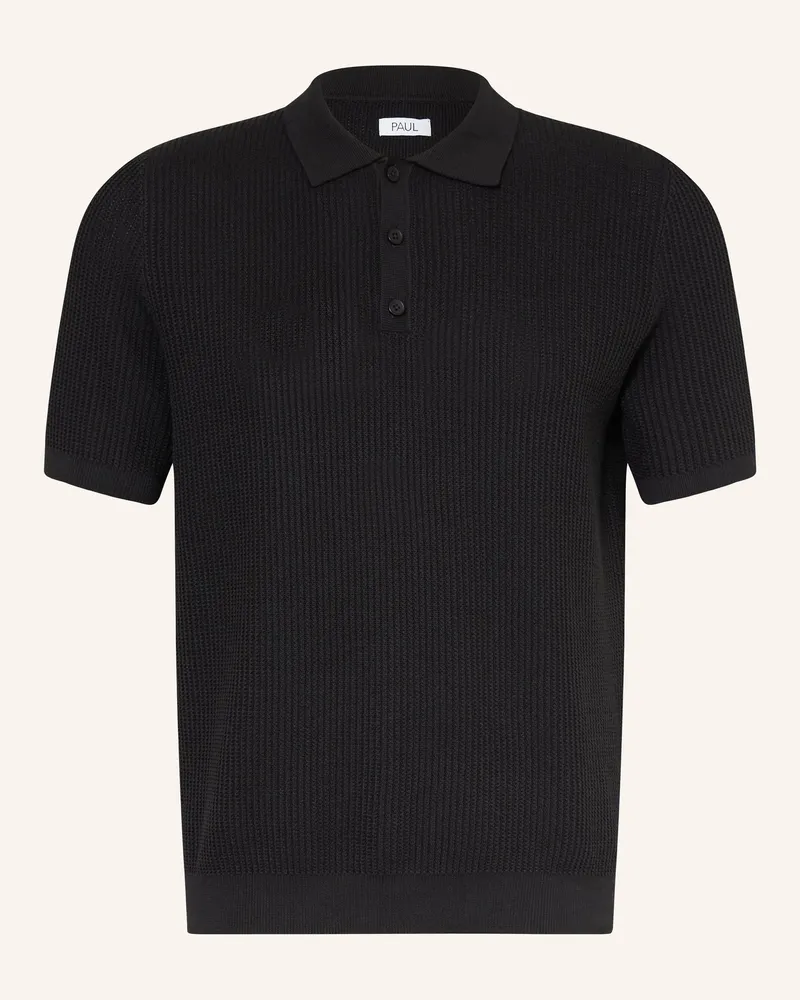paul Strick-Poloshirt Schwarz