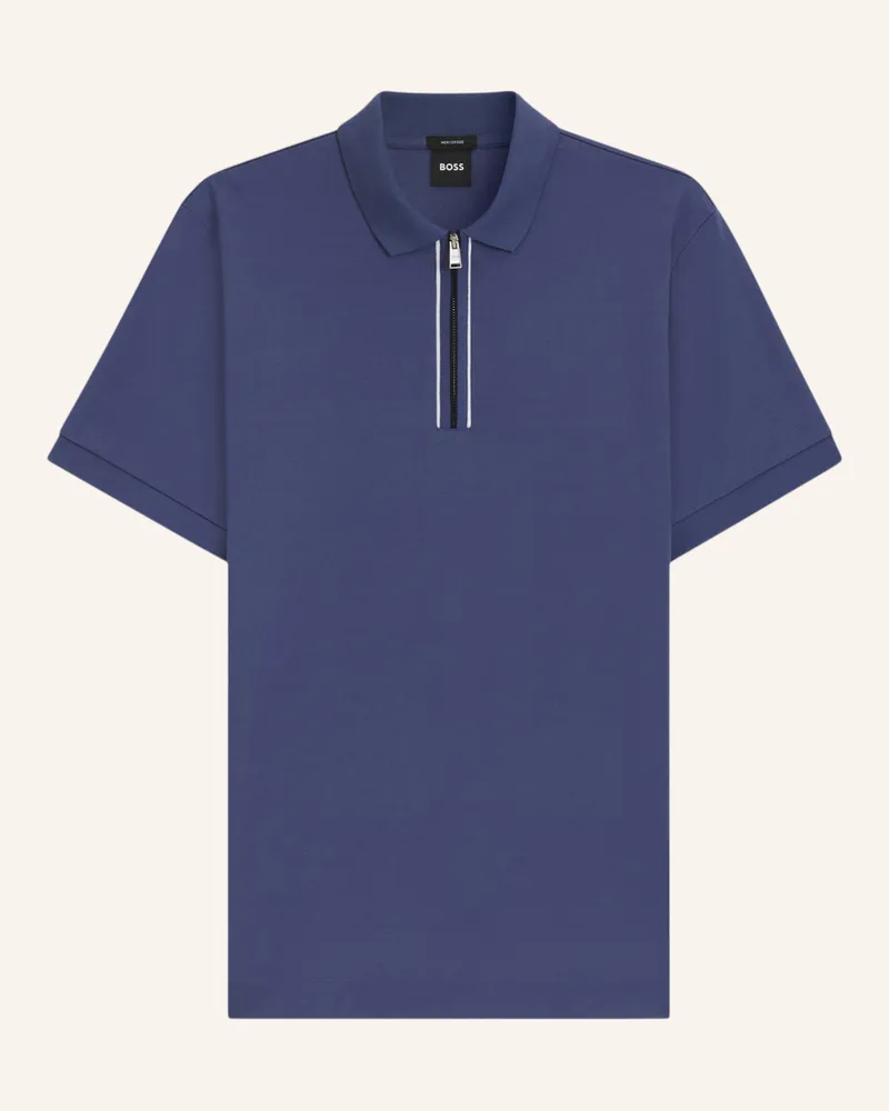 HUGO BOSS Poloshirt H-PARAS 65_ME Regular Fit Dunkelblau