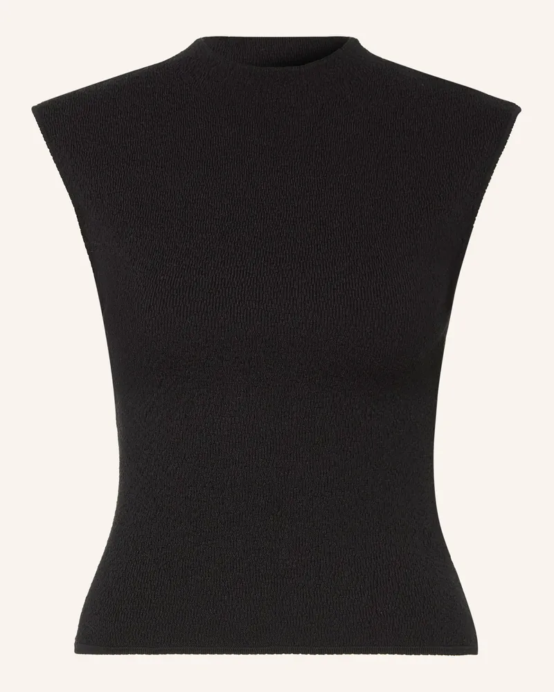 Claudie Pierlot Stricktop schwarz Schwarz