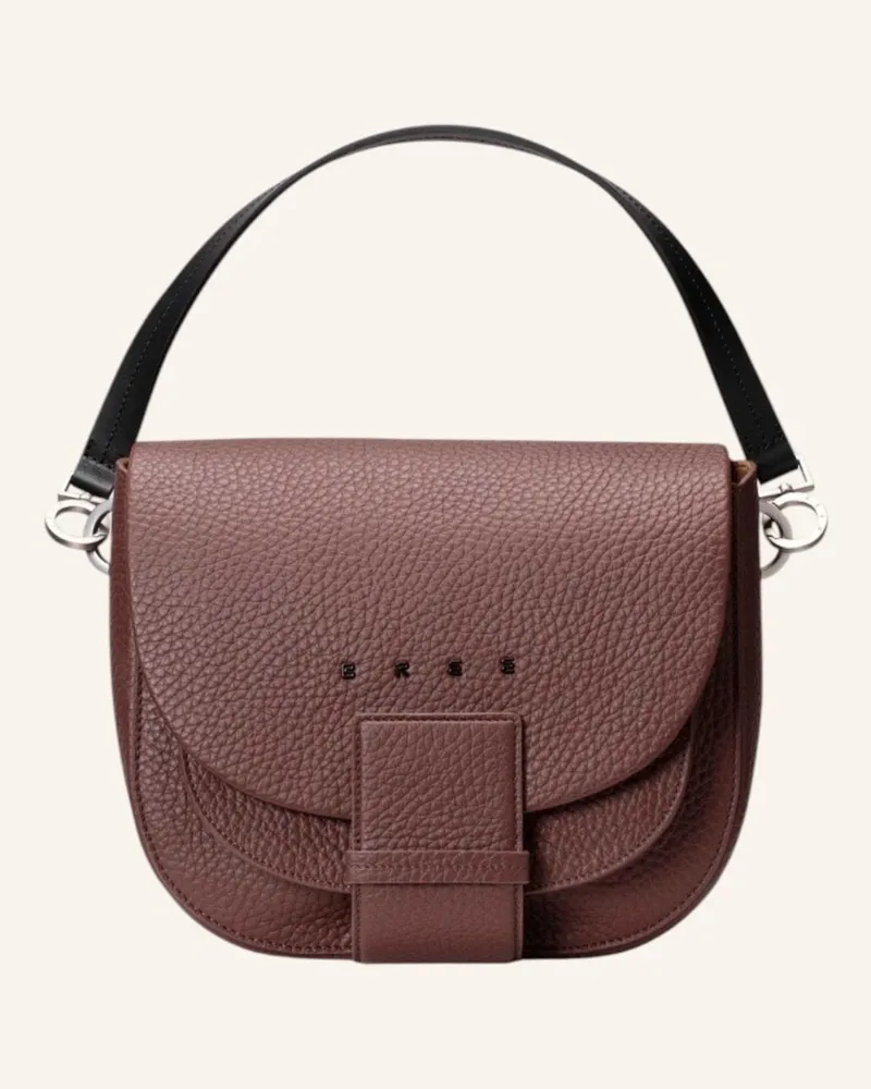 BREE Überschlagtasche The Icons Ladytop rot Dunkellila