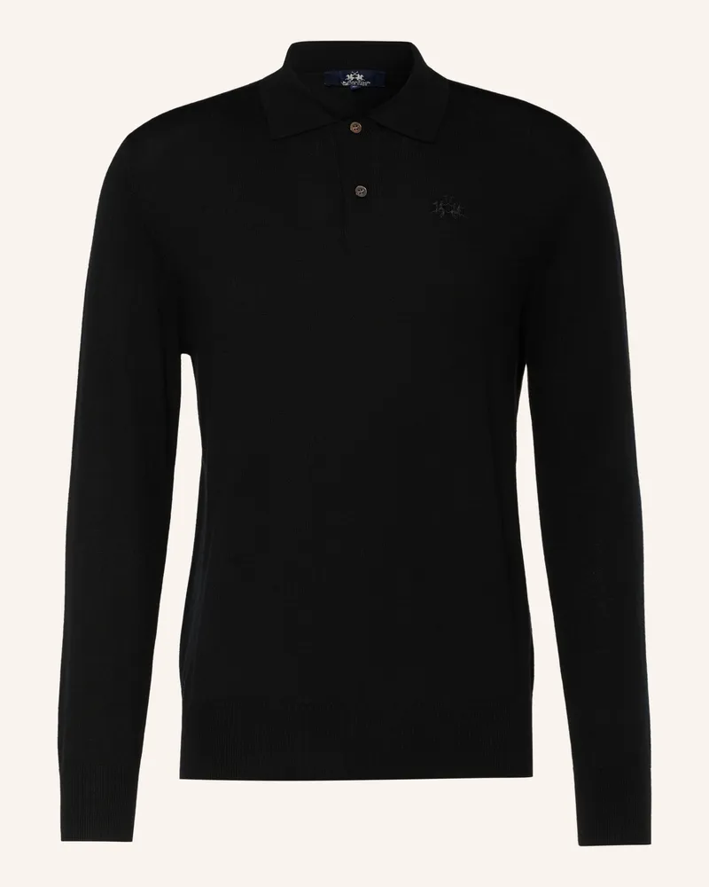 La Martina Pullover schwarz Schwarz