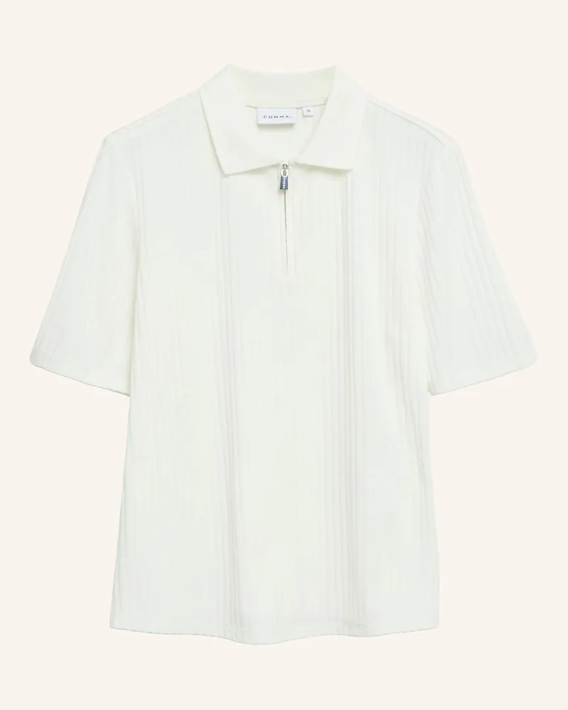 COMMA T-Shirt weiss Weiss