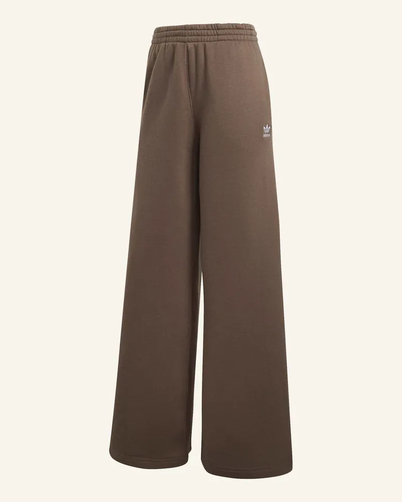 adidas Essentials Hose, Weites Bein braun Braun
