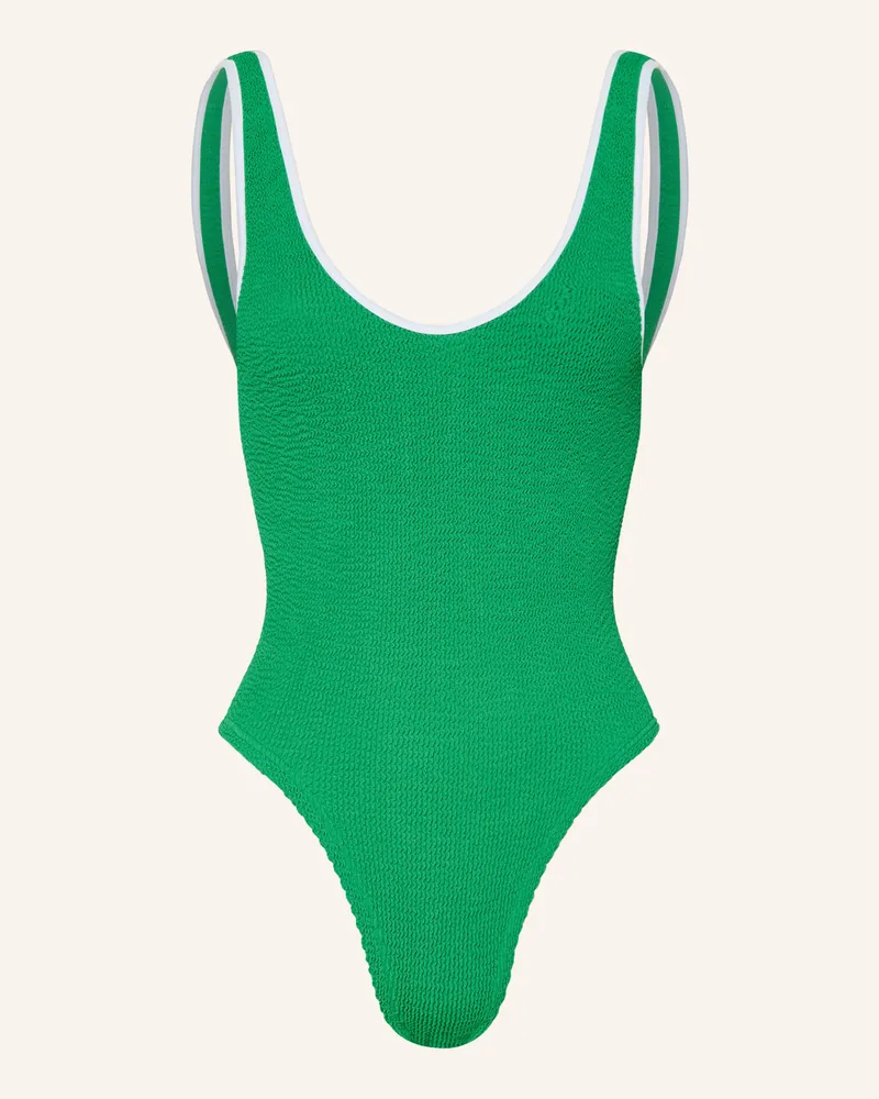 Hunza G Badeanzug FAYE Grün
