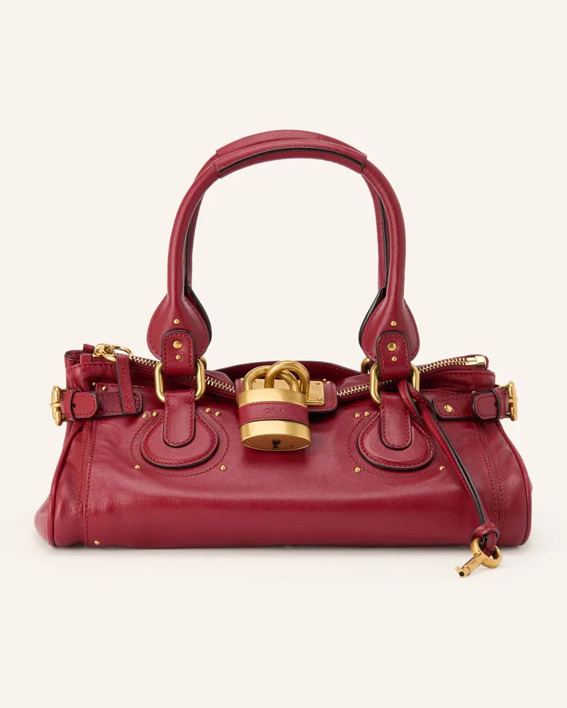 Chloé Schultertasche Paddington rot 633