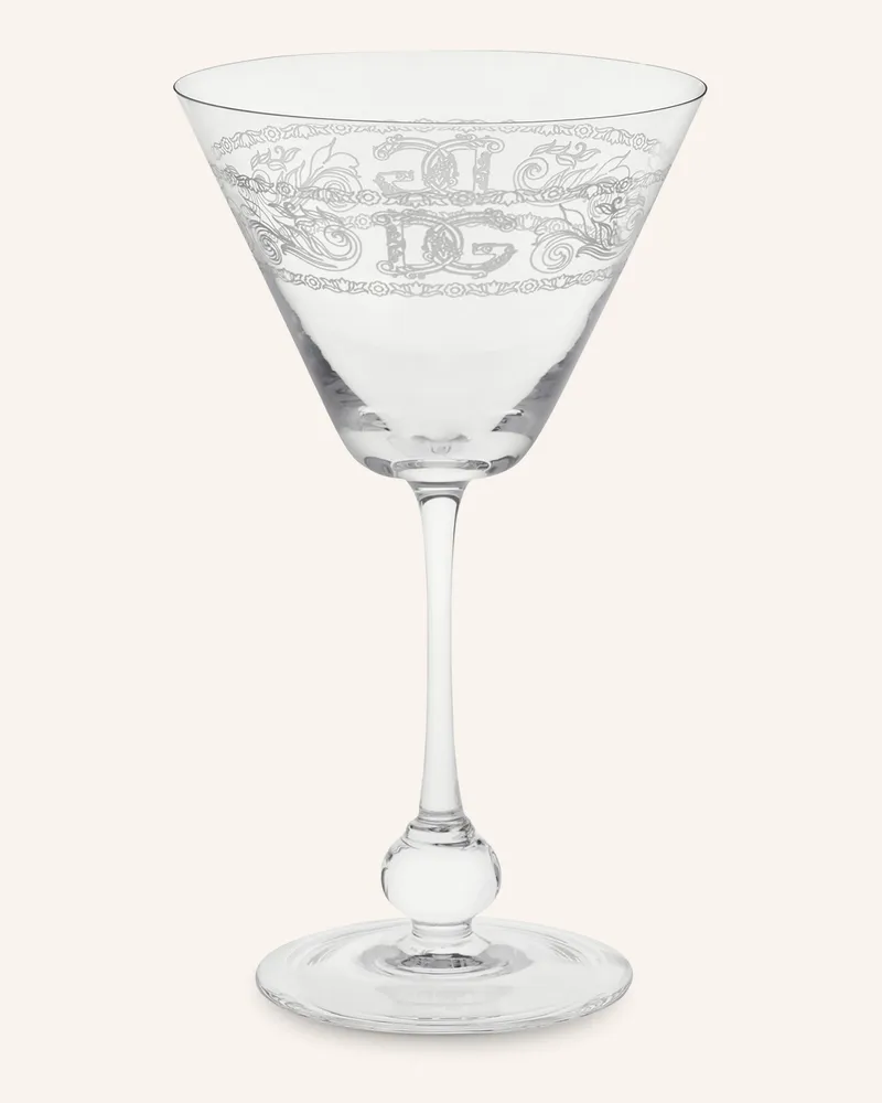 Dolce & Gabbana Casa Weinglas transparent Weiss