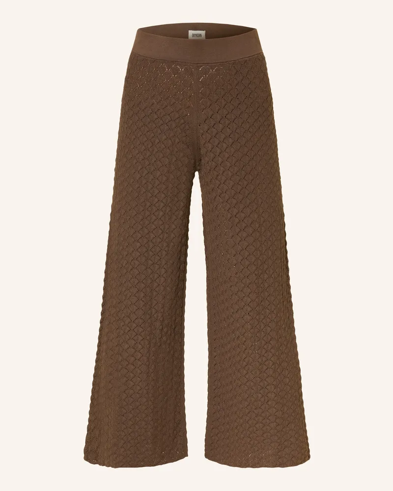 Drykorn Strickhose Tinko braun Dunkelbraun