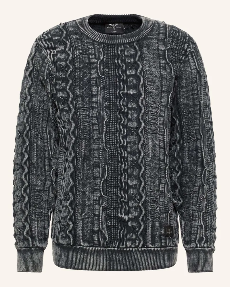 Carlo Colucci Strickpullover - Carat 2.0 Errera schwarz Schwarz