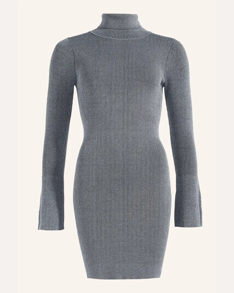 ADLYSH Strickkleid Metallic Charm Dress grau Blau