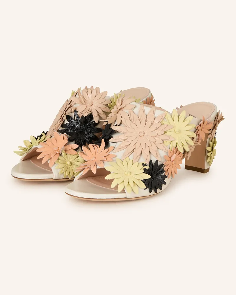 Attilio Giusti Leombruni Mules Daisy weiss Creme