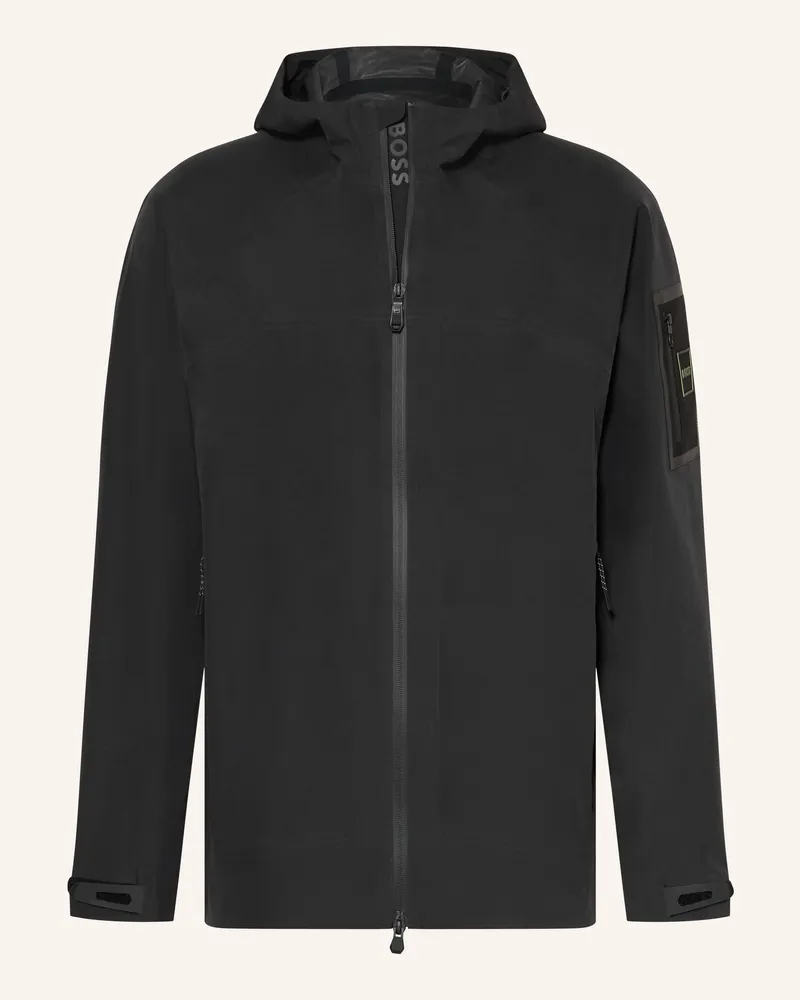 HUGO BOSS Regenjacke Tour schwarz Schwarz