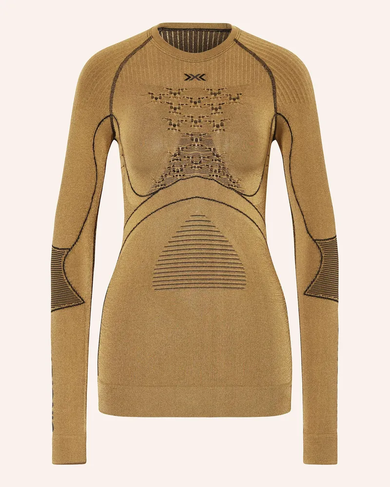 X-Bionic Funktionswäsche-Shirt Radiactor 4.0 gold Hellbraun