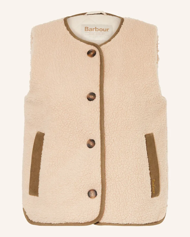 Barbour Teddyfell-Weste LUCIANA Beige