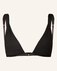 Calvin Klein Triangel-Bikini-Top CK STRUCTURED TWIST Schwarz